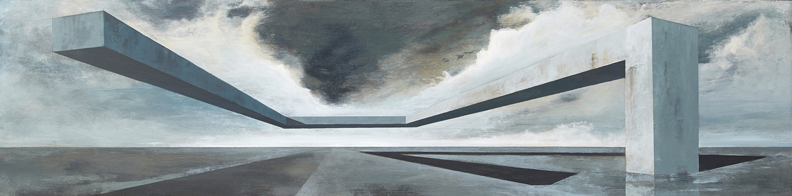 Expansion / Mixta sobre tabla/ 20 x 80 cm