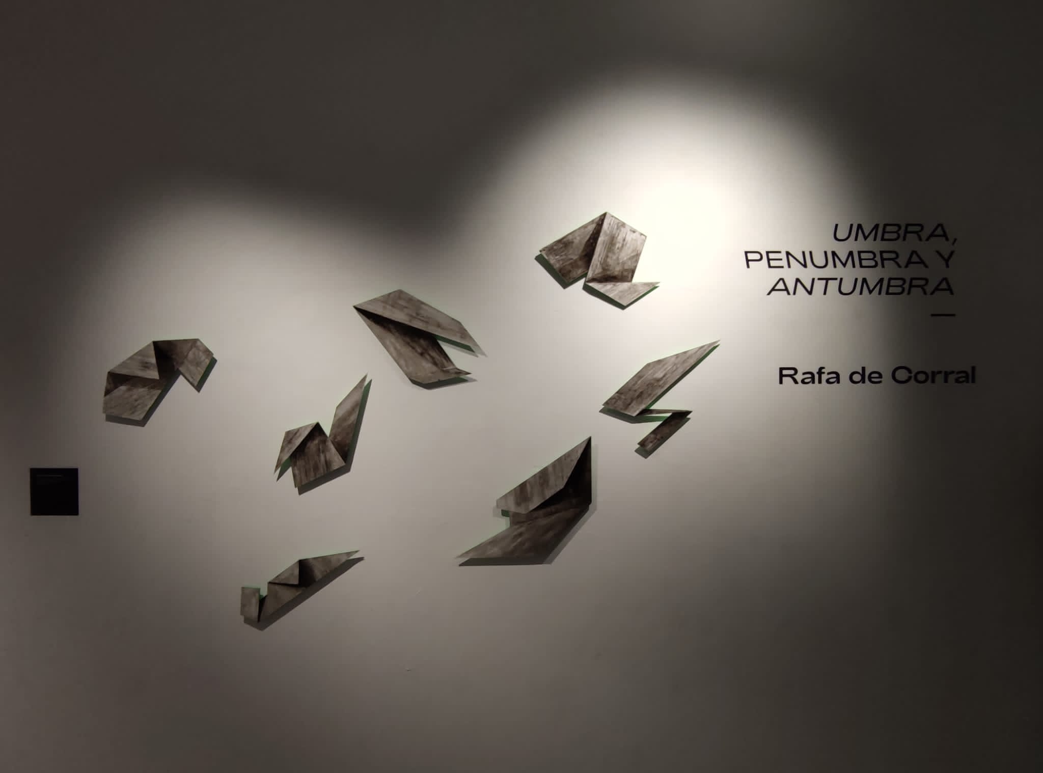 Una de las dos instalaciones dentro de la exposición Umbra .penumbra y antumbra