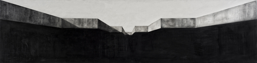 Inside/Outside.50 x 200 cm.