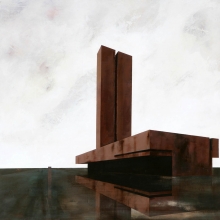 Te presto toda mi atención /mixta sobre tabla / 90 x 90 cm/ 2007