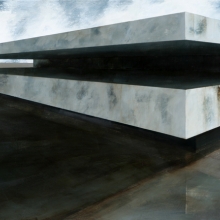 Acércate sin miedo /mixta sobre tabla montada /80 x 200 cm /2007