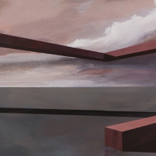 Estructura ambigua / mixta sobre tabla /  80 x 180 cm / 2015