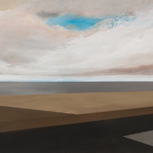 Puertas  del olvido /  mixta sobre tabla / 50 x 200 cm / 2015