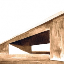 Aguada / Papel fabriano 350gr / 17 x 27 cm / 2016