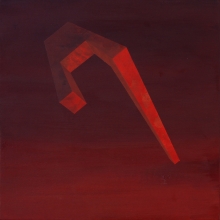 Agudeza  mental  / mixta sobre tabla montada /  50 x 50 cm  / 2011