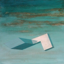 La verdad abre puertas / 30 x 30 cm /mixta/papel encolado en tabla / 2011