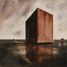 Imponente estatismo /mixta sobre tabla /50 x 50 cm /2007