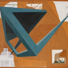 Forma VII /mixta sobre cartón corrugado / 100 x 85 cm/2009