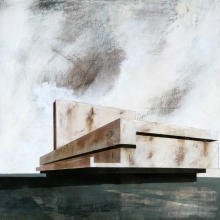 Dejaló así /mixta sobre tabla/ 50 x 50 cm / 2007