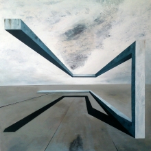 The real liveII /  mixta sobre tabla / 90 x90 cm / 2015