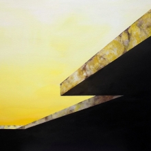 Amarillo cadmio /mixta sobre tela /73 x 100 cm /2020