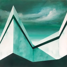 Incisión / mixta sobre tabla montada / 50 x 50 cm / 2022