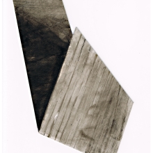 Ink on coated paper I/affixed to Fabriano paper/24 x 23 cm/2023
