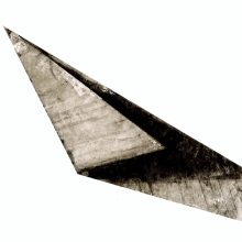 Ink on coated paper III/affixed to Fabriano paper/24 x 23 cm/2023