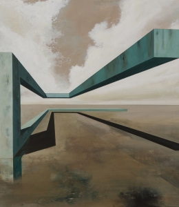 The infinitive live II /  mixta sobre tabla /  80 x 80 cm / 2015